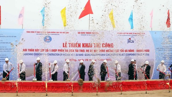 Khởi công gói thầu số 1 tuyến cao tốc Đà Nẵng-Quảng Ngãi hơn 2.000 tỷ đồng